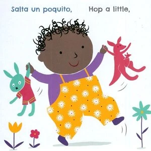 Hop a Little/ ¡Salta un poquito! (Spanish/English) (Board Book)
