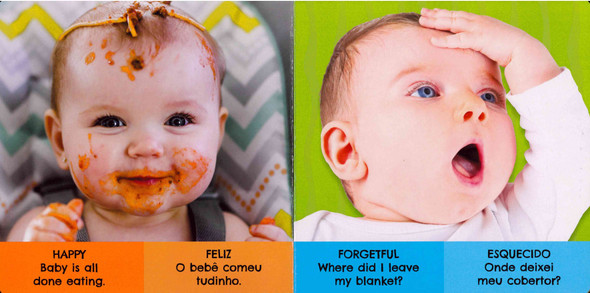 The Many Faces of Baby (Portuguese/English) (Board Book)*