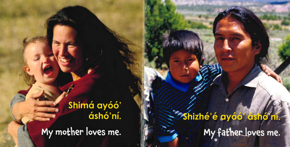 Loving Me: Navajo/English (Board Book)