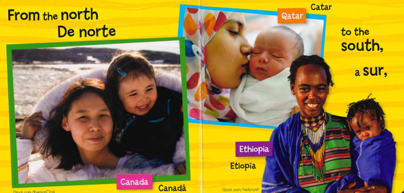 Babies Around the World: Spanish/English (Board Book)