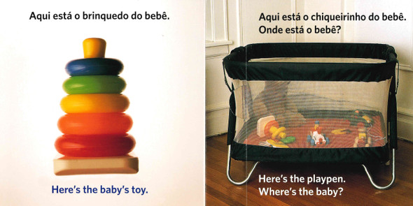 Where's The Baby? (Portuguese/English) (Board Book)