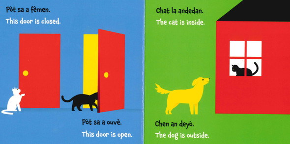 Up and Down-Haitian Creole/ English (Board Book)