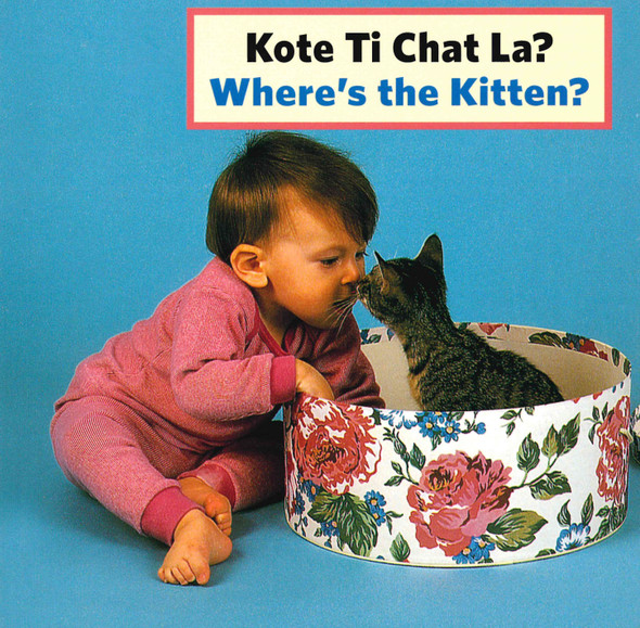 Where's the Kitten? (Haitian Creole/English) (Board Book)