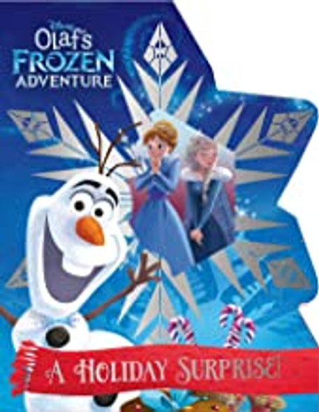 Olaf's Frozen Adventure: A Holiday Surprise (Board Book)