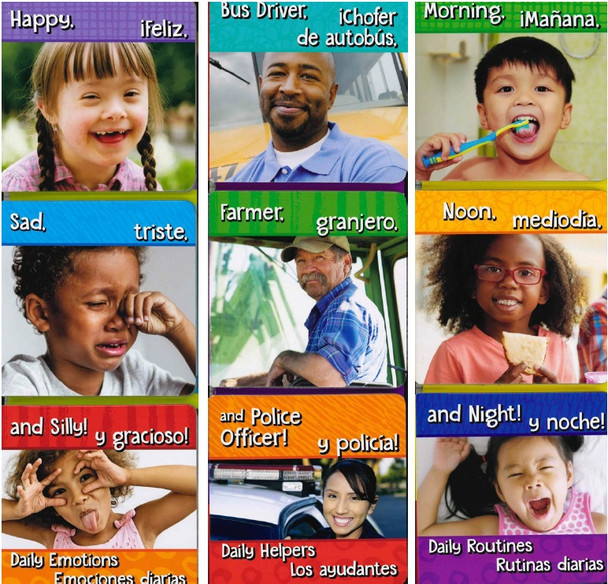 45 Book Bundle - Daily Emotions, Helpers, and Routines!  (Spanish/English) (Board Book)