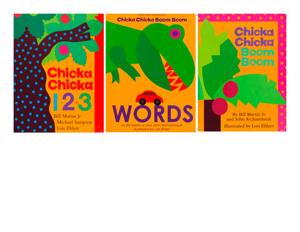 Chicka Chicka Set of 3 (Board Book)