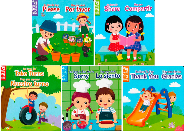 50 Book Bundle - Magnificent Manners (Spanish/English) (Chunky Board Book)