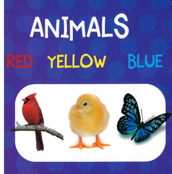 Animals Red Yellow Blue (Chunky Board Book) 3.5 x 3.5