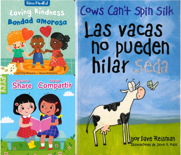 45 Book Bundle: For Ages  1-3 years (Spanish/English)*