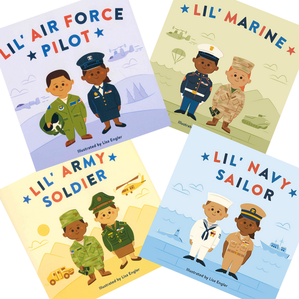 Our Lil' Military SET of 4