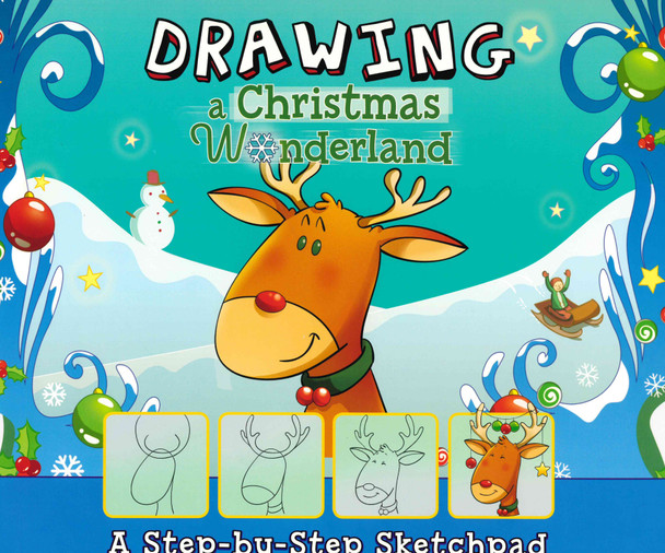 Drawing a Christmas Wonderland : a Step-by-Step Sketchpad (Paperback)