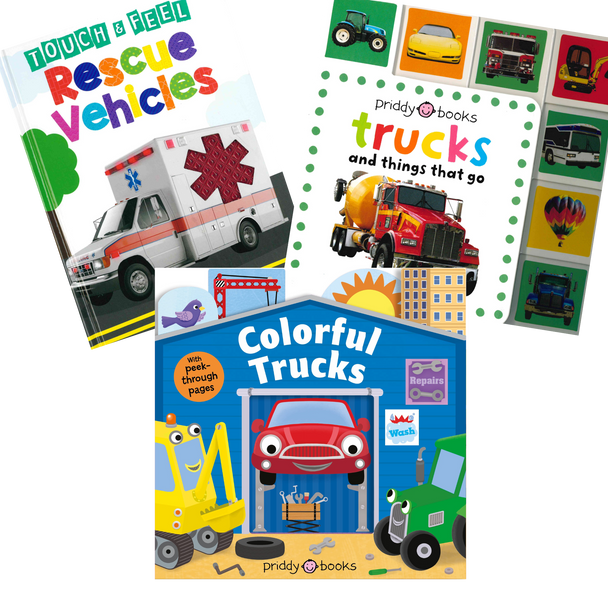 Vehicles on the Go! Set of 3 (Board Book)