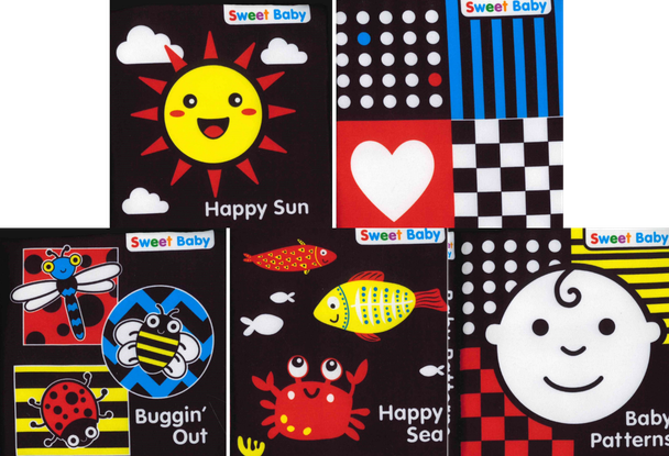 Sweet Baby High Contrast Cloth Set of 5*