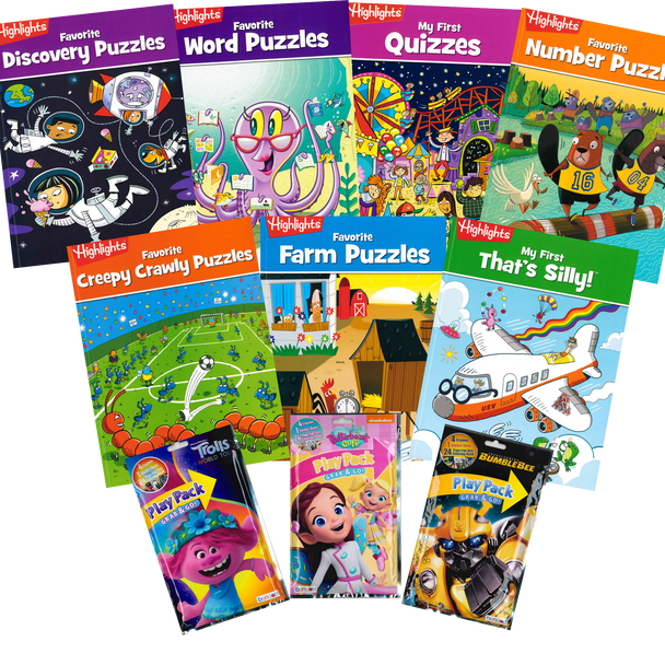 50 Book Bundle - Puzzling Activities on the Go! (Paperback)