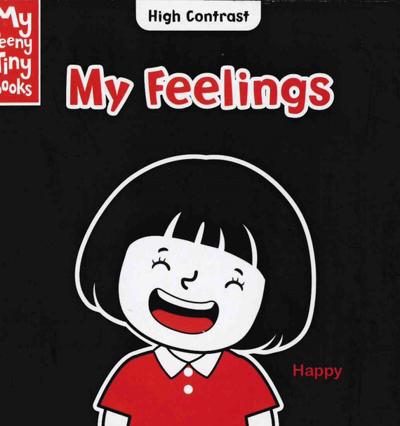CASE OF 168 - My Feelings: High Contrast (Chunky Board Book) SIZE is 3.70 x 3.70 inches