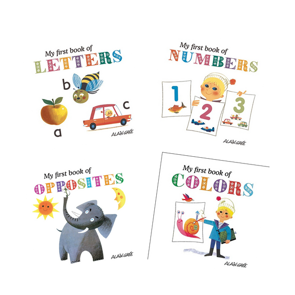 First Concepts Set of 4 (Board Book)