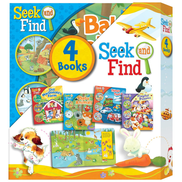 Seek and Find Set of 4 (Board Book)