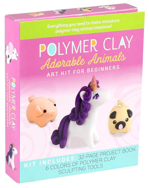 Polymer Clay: Adorable Animals! Art Kit for Beginners (Paperback)