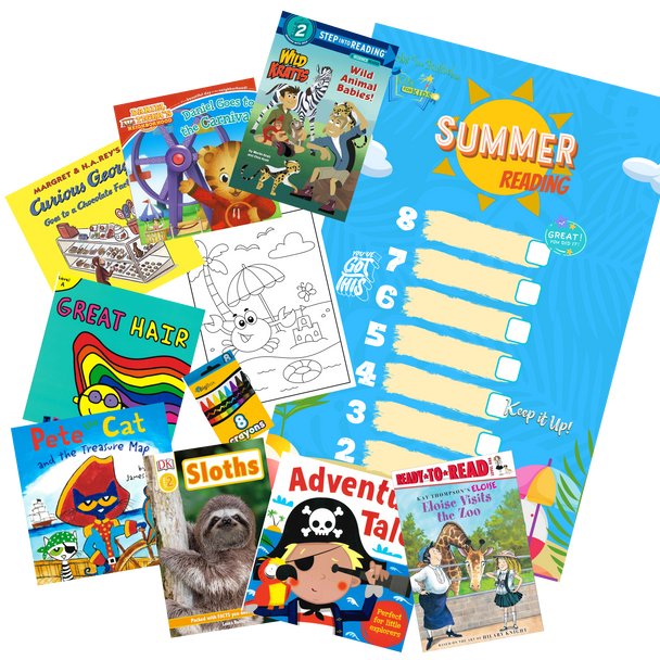 Sizzling Summer Reading Challenge! Set of 8 Books and More! (Paperback)*