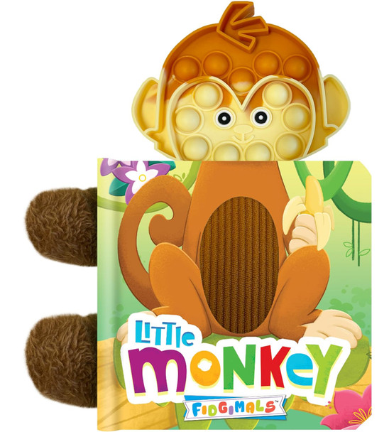 Little Monkey: Fidgimals (Board Book)