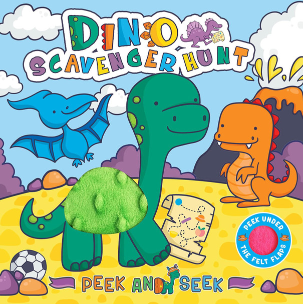 Dino Scavenger Hunt: Peek and Seek (Board Book)