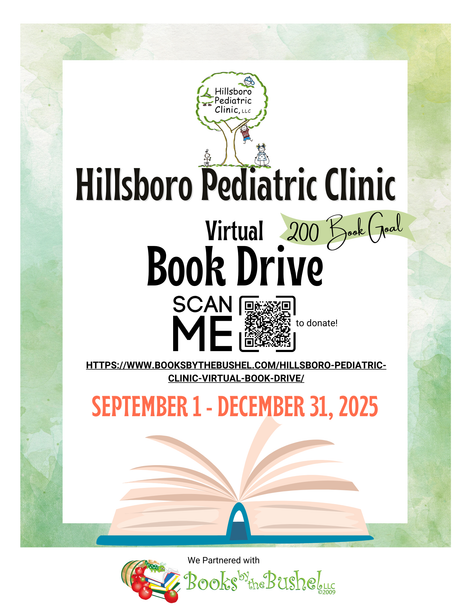 Hillsboro Pediatric Clinic Virtual Book Drive