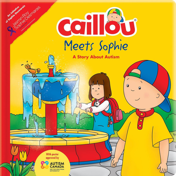 Caillou Meets Sophie: A Story About Autism (Hardcover)-Clearance Book/Non-Returnable