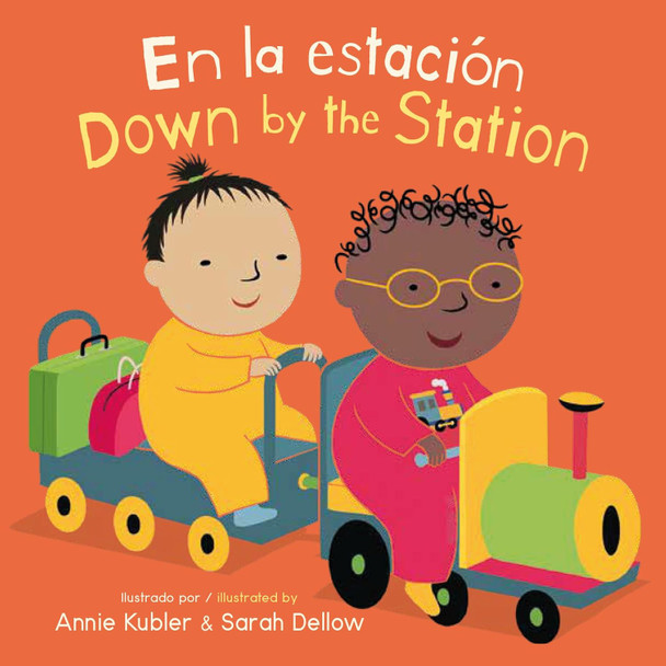 Down by the Station (Spanish/English) (Board Book)