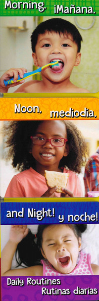 Morning, Noon, and Night! Daily Routines (Spanish/English) (Board Book)