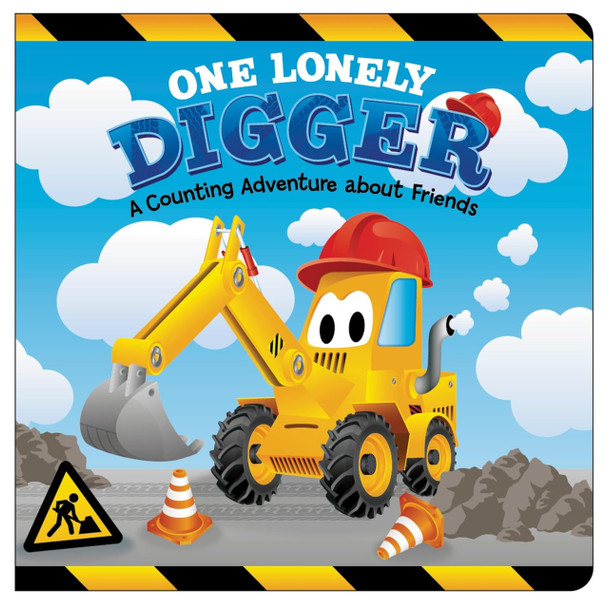 One Lonely Digger: A Counting Adventure About Friends (Board Book)-Clearance Book/Non-Returnable