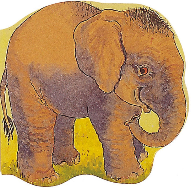 Pocket Pal Elephant (Chunky Board Book) SIZE IS 3 x 3.25 inches