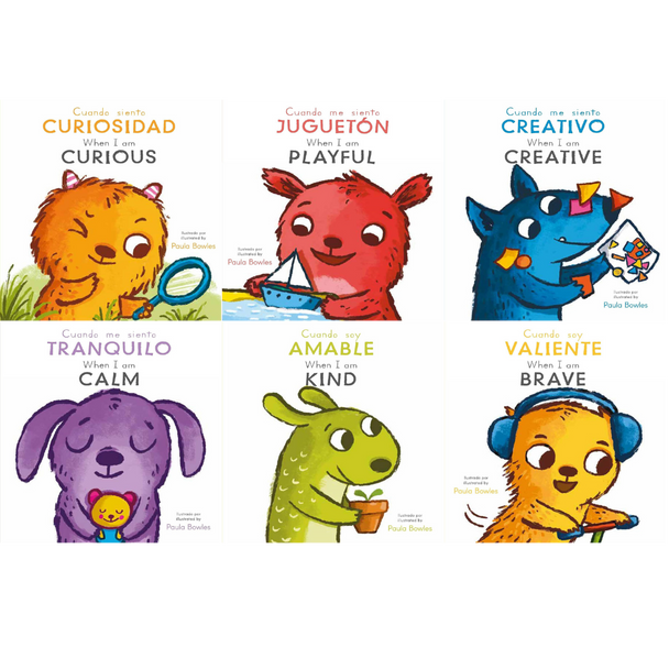 When I Am... Understanding Social Emotions Set of 6 (Spanish/English) (Board Book)*