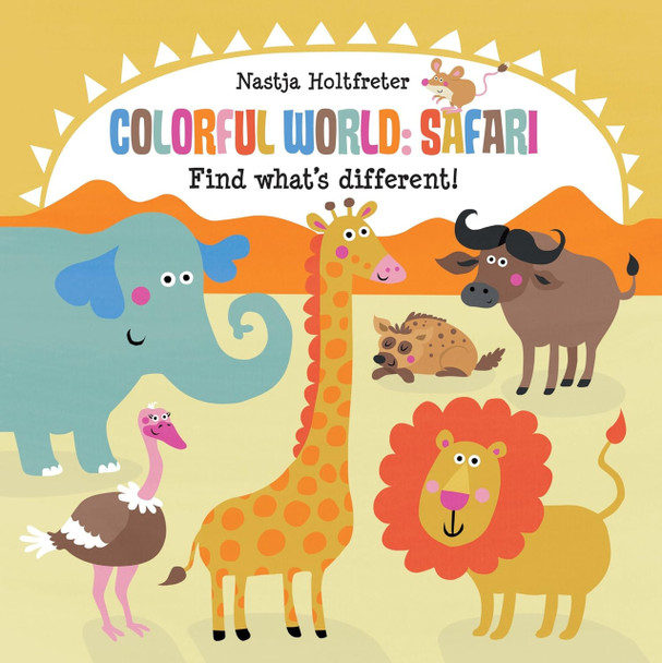 Safari: Find What's Different! (Board Book)-Clearance Book/Non-Returnable