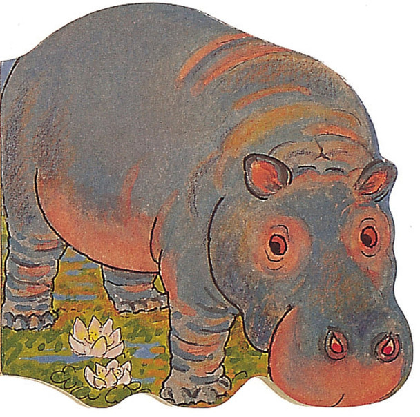 Pocket Pal Hippo (Chunky Board Book) SIZE IS 3 x 3.25 inches-Clearance Book/Non-Returnable