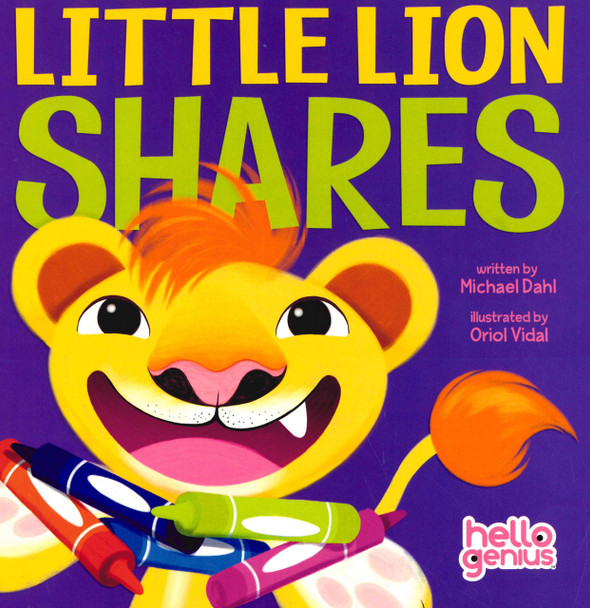 Little Lion Shares (Paperback) 8.5 x 8.5 inches