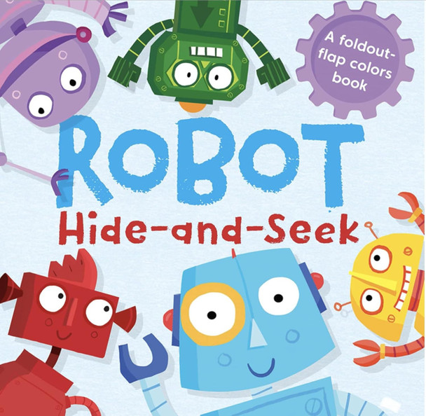 Robot Hide-and-Seek (Board Book)-Clearance Book/Non-Returnable