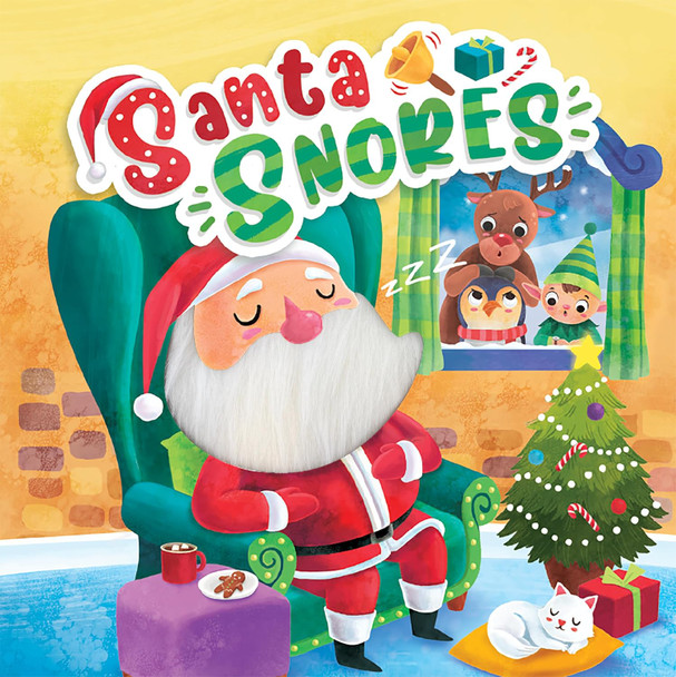 Santa Snores (Board Book)