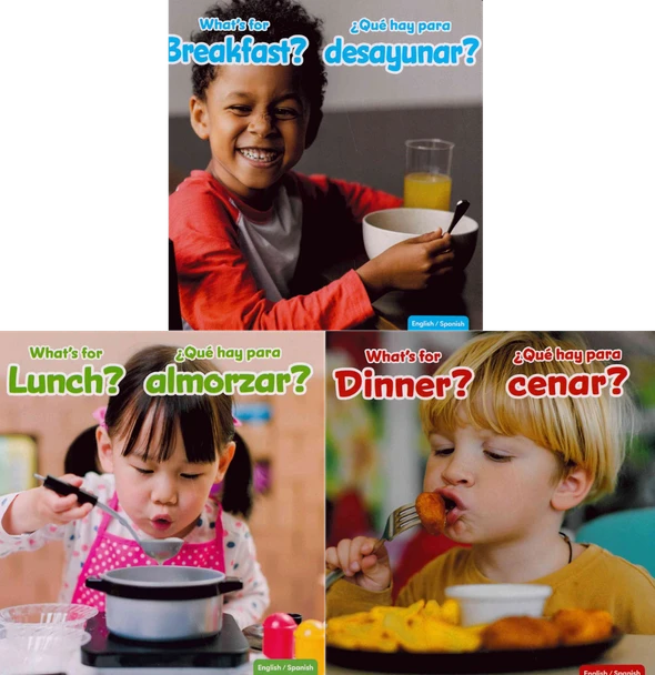 Daily Routines: Mealtime! Set of 3 (Spanish/English)(Board Book)*