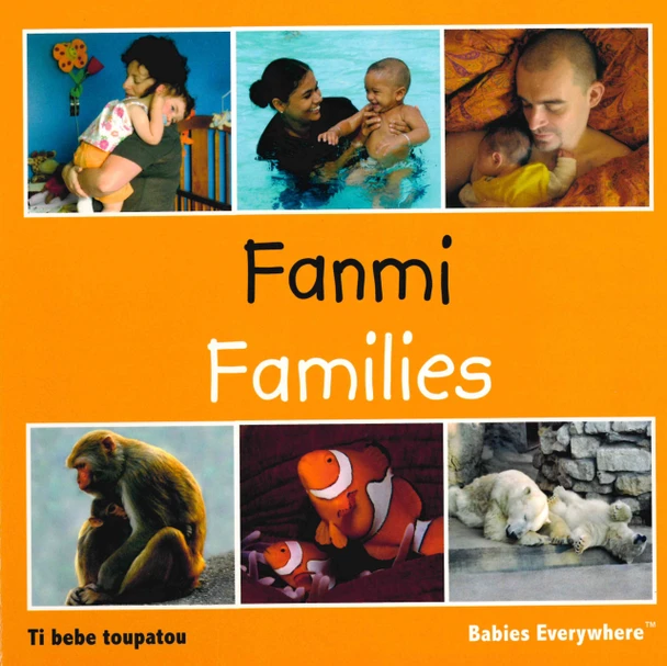 Families (Haitian Creole/English) (Board Book)-Clearance Book/Non-Returnable