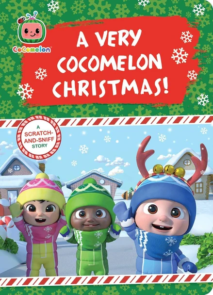 A Very CoComelon Christmas! A Scratch-and-Sniff Story (Board Book)