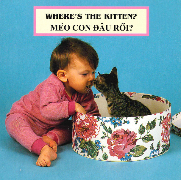 Where's the Kitten? (Vietnamese/English) (Board Book)