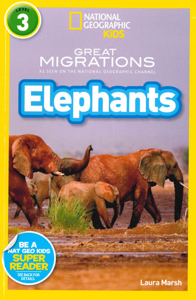 Elephants: Great Migrations Level 3 (Paperback)