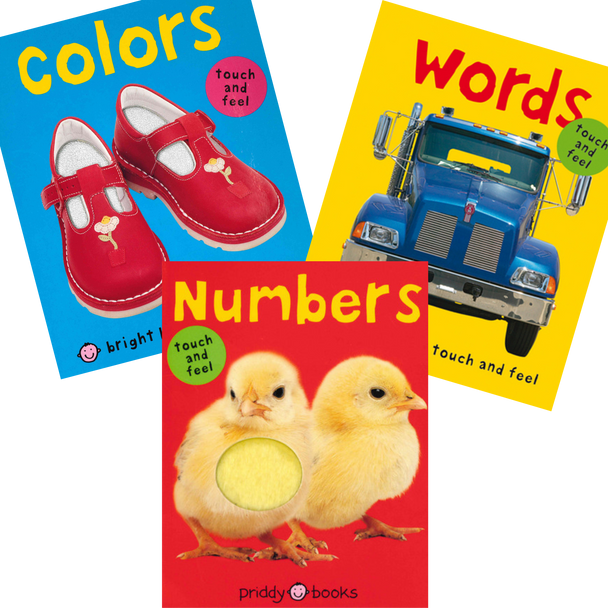 Early Learning Touch and Feel Set of 3 (Board Book)