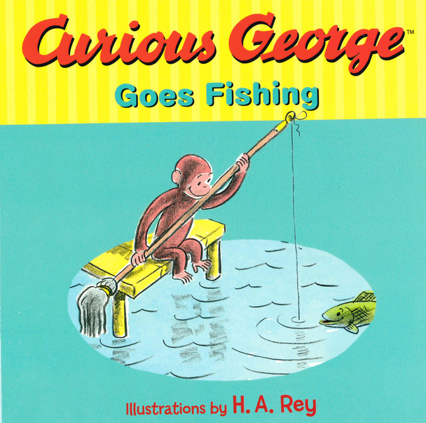 Curious George Goes Fishing (Board Book)