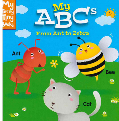 My ABCs: From Ant to Zebra (Chunky Board Book) SIZE is 3.7 x 3.7