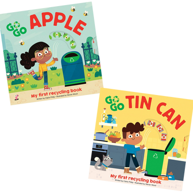 Let's Recycle Set of 2 (Board Book)