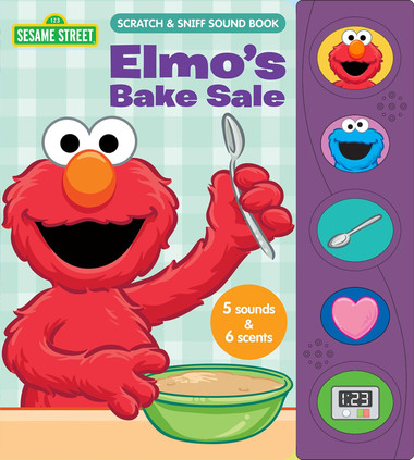 Elmo's Bake Sale: Scratch & Sniff Sound Book (Board Book) - Books
