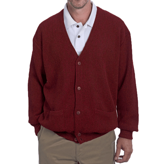 Men's Alpaca Button Down Cardigan Sweater with Pockets | Alpaca Golf ...