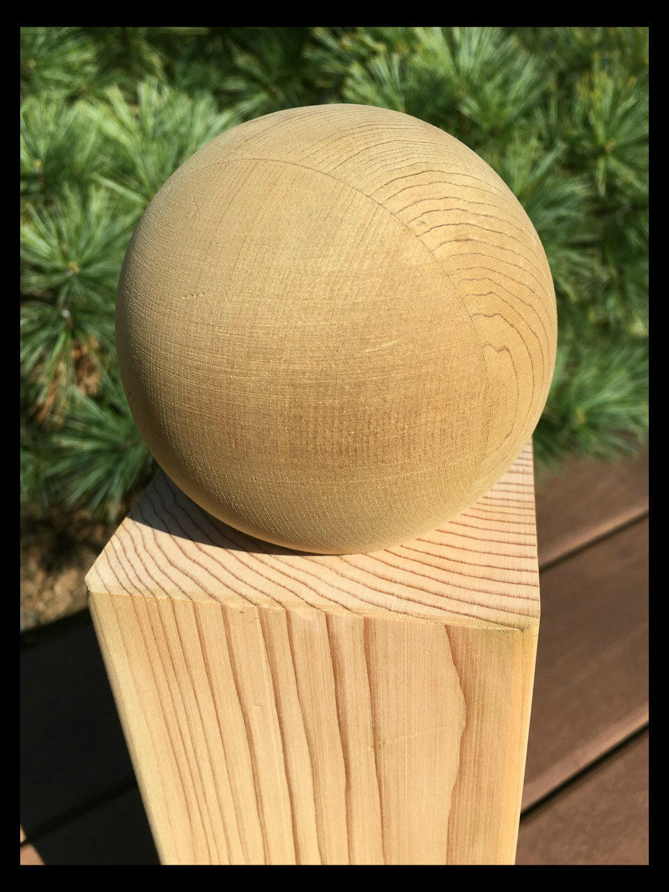 Nantucket Post Cap Nantucket Ball Finials for Wood Posts