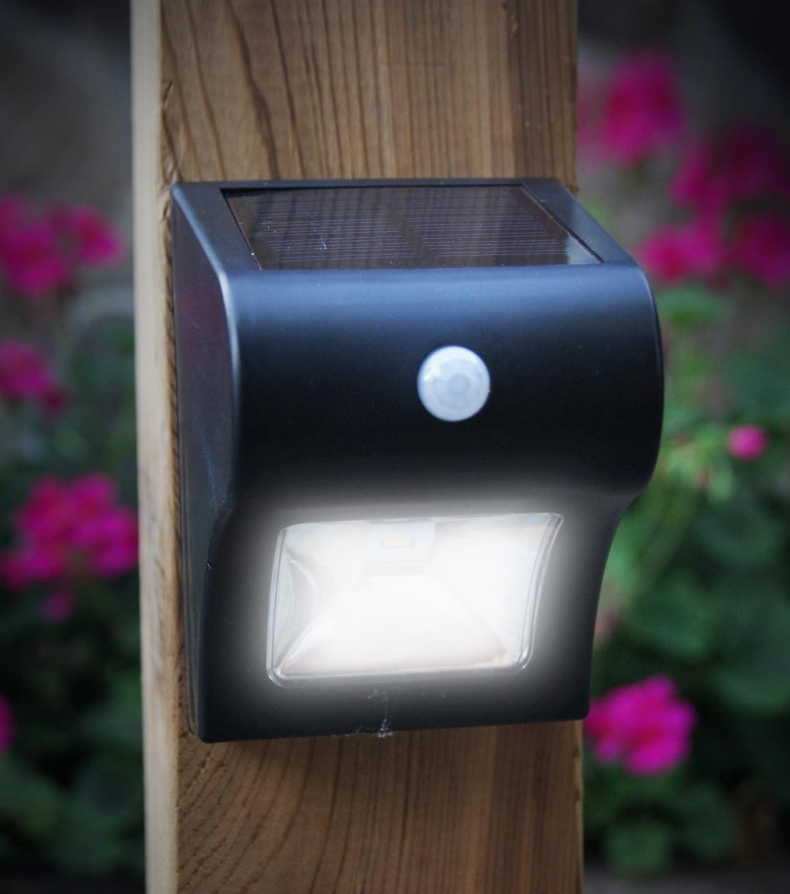 solar motion sensor deck light